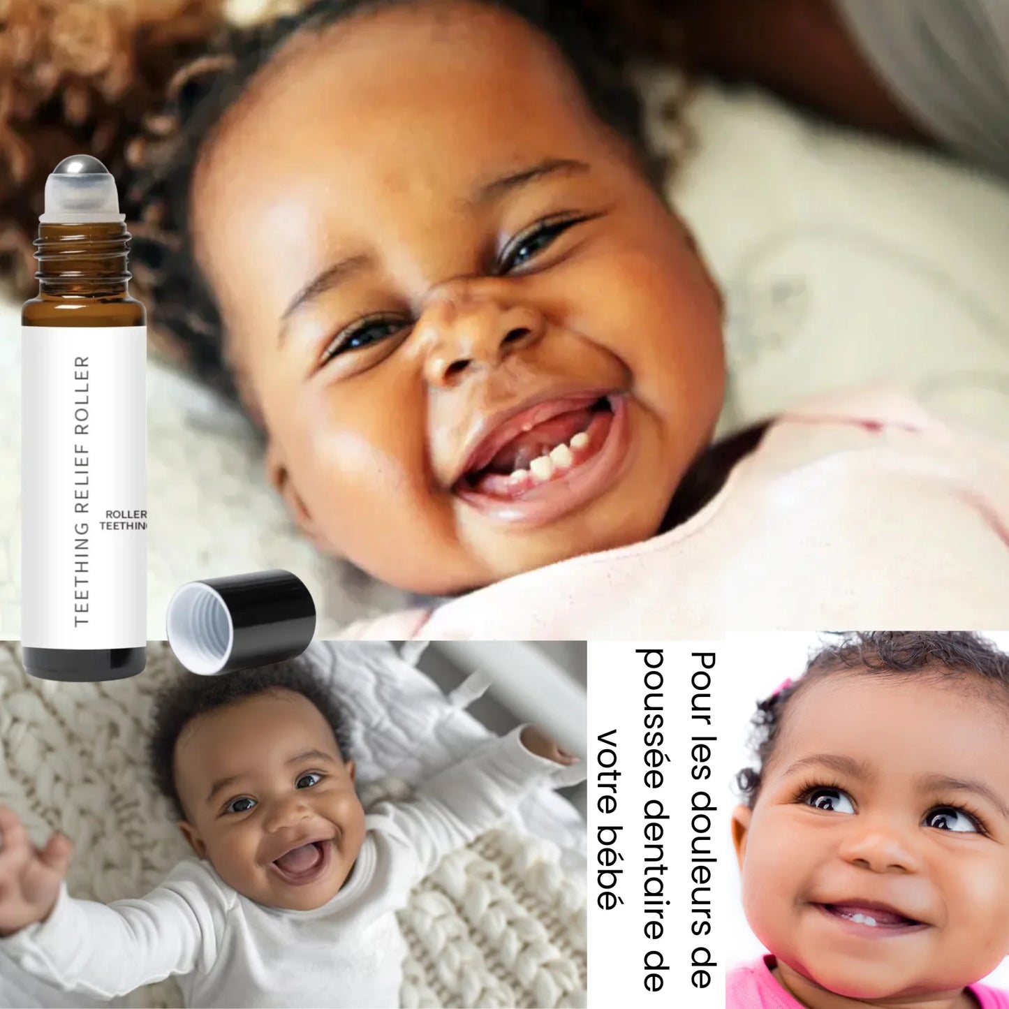 🍼 Roller Apaisant Dents de Bébé
