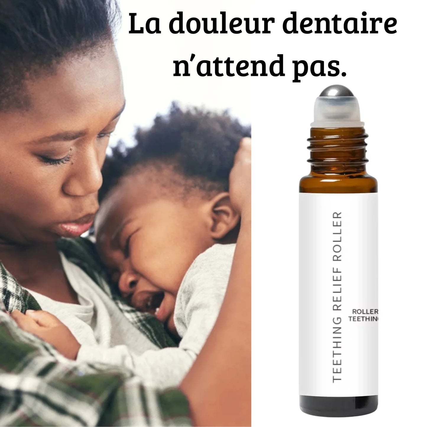 🍼 Roller Apaisant Dents de Bébé